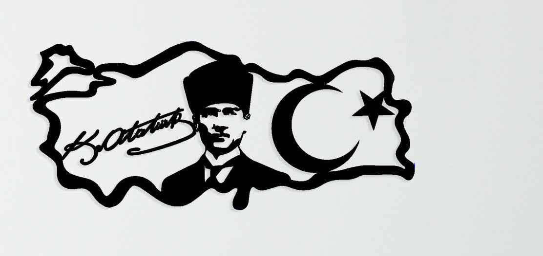 Modern Bir Miras: Atatürk Duvar Tablosunda Metal Şıklığı - Artroya