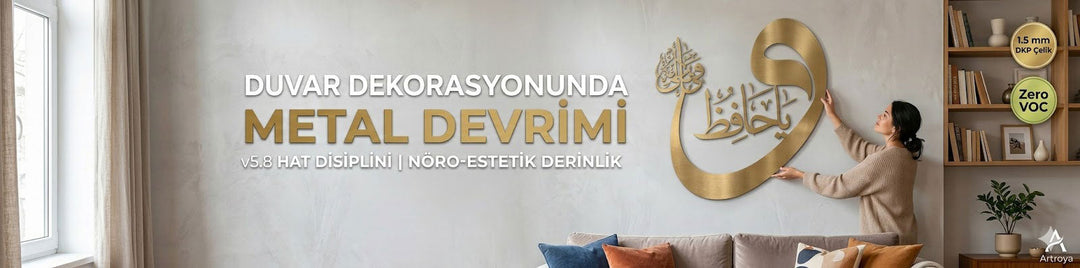 DUVAR DEKORASYONUNDA METAL DEVRİMİ