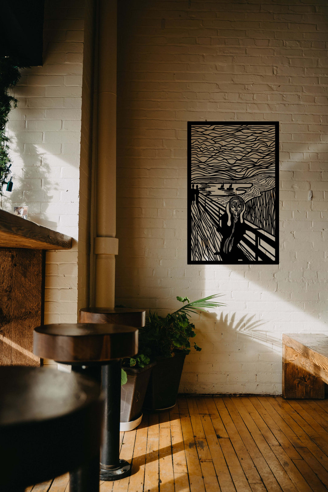 Çığlık Edvard Munch Modern Sanat Metal Duvar Tablosu - İkonik Ekspresyonizm Koleksiyonu - Artroya