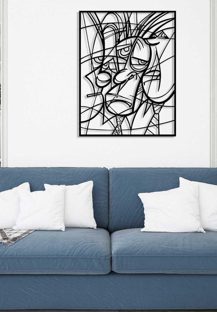 Kaosun Dansı Soyut Metal Duvar Tablosu - Modern Sanat Koleksiyonu - Artroya