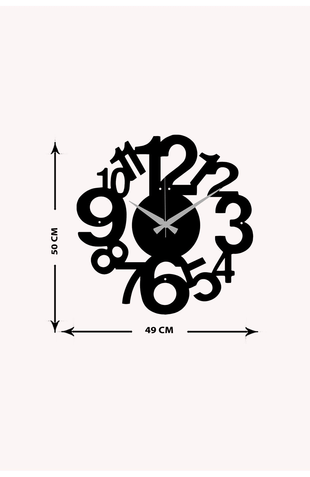 Artroya Serisi Metal Duvar Saati ARTCLOCK-016