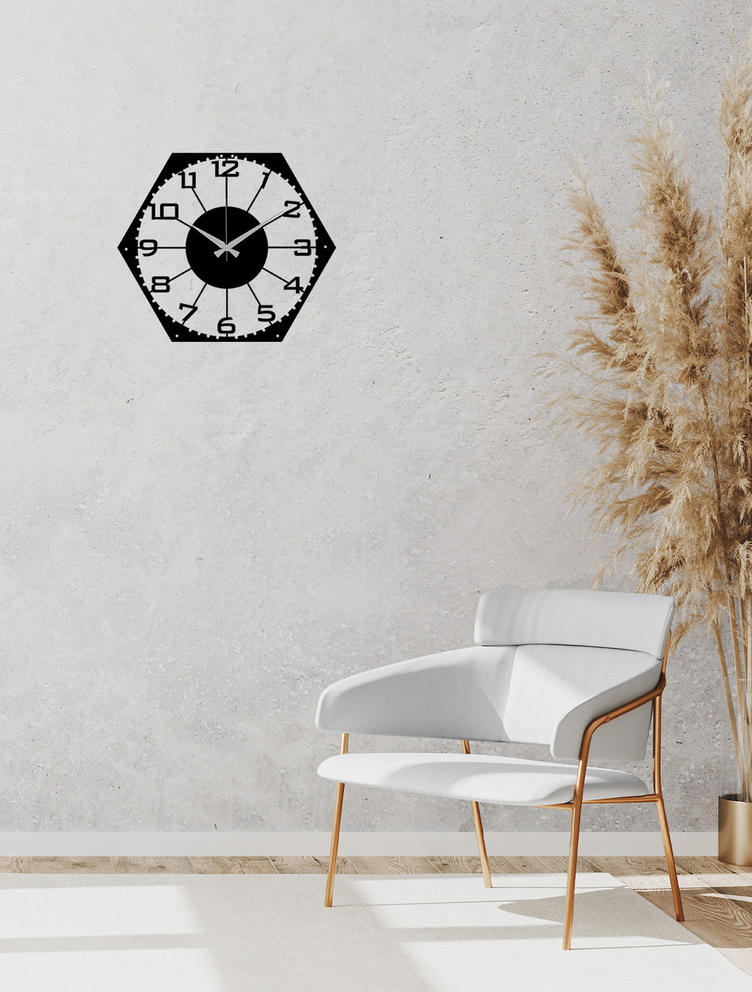 Artroya Serisi Metal Duvar Saati ARTCLOCK-043