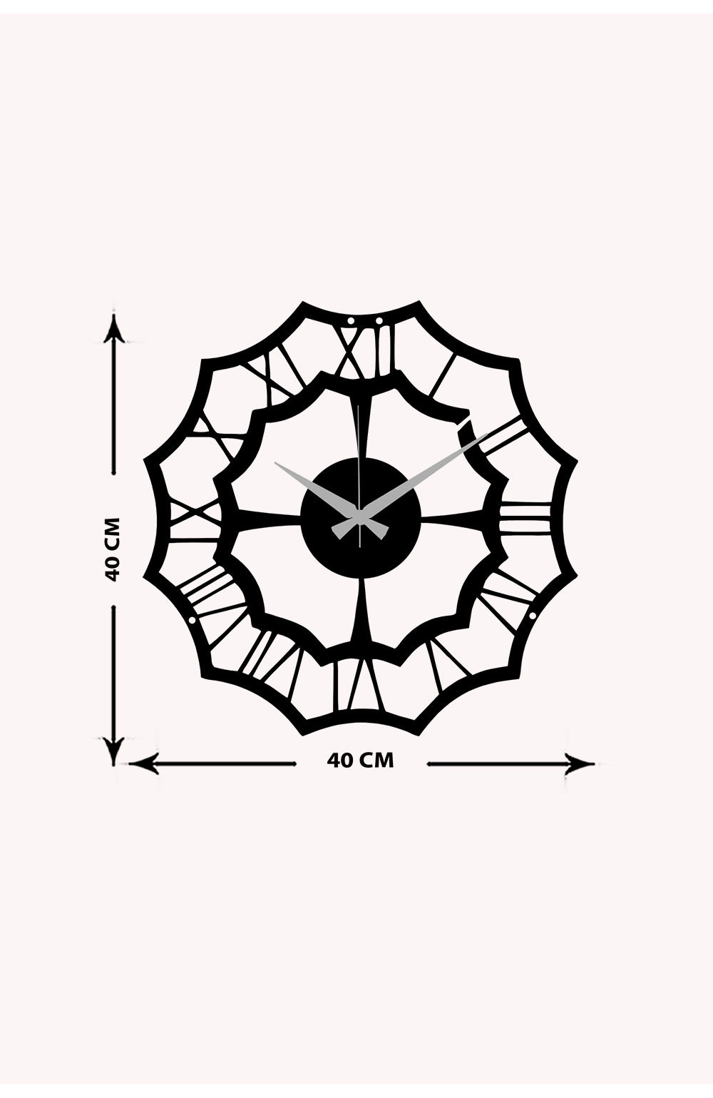 Artroya Serisi Metal Duvar Saati ARTCLOCK-057