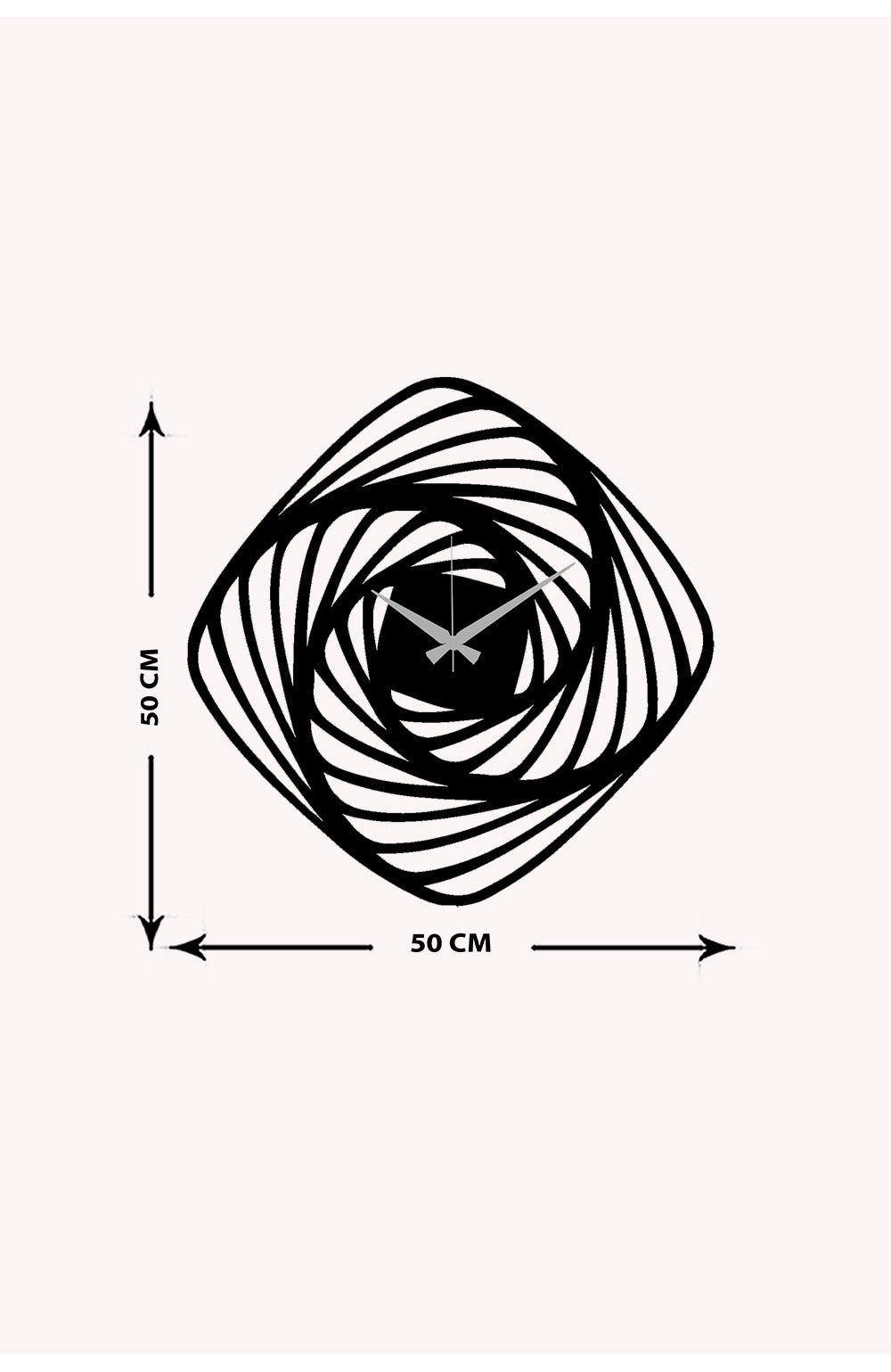 İllüzyon Metal Duvar Saati ARTCLOCK-088