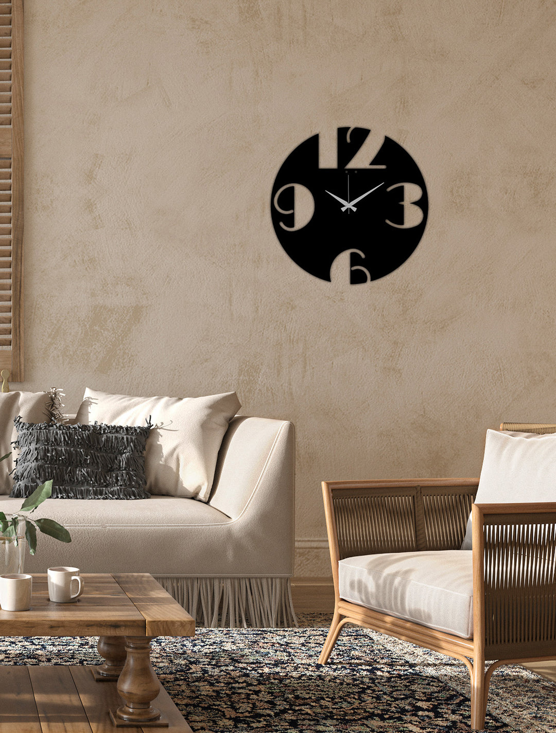 Artroya Serisi Metal Duvar Saati ARTCLOCK-112