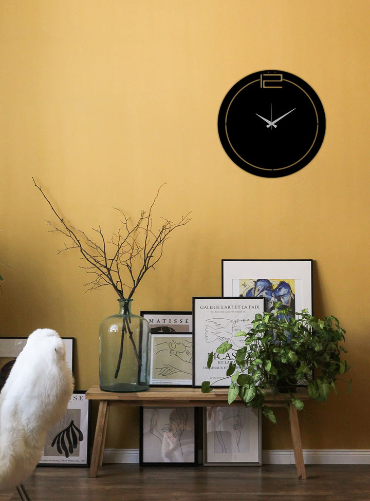 Artroya Serisi Metal Duvar Saati ARTCLOCK-138