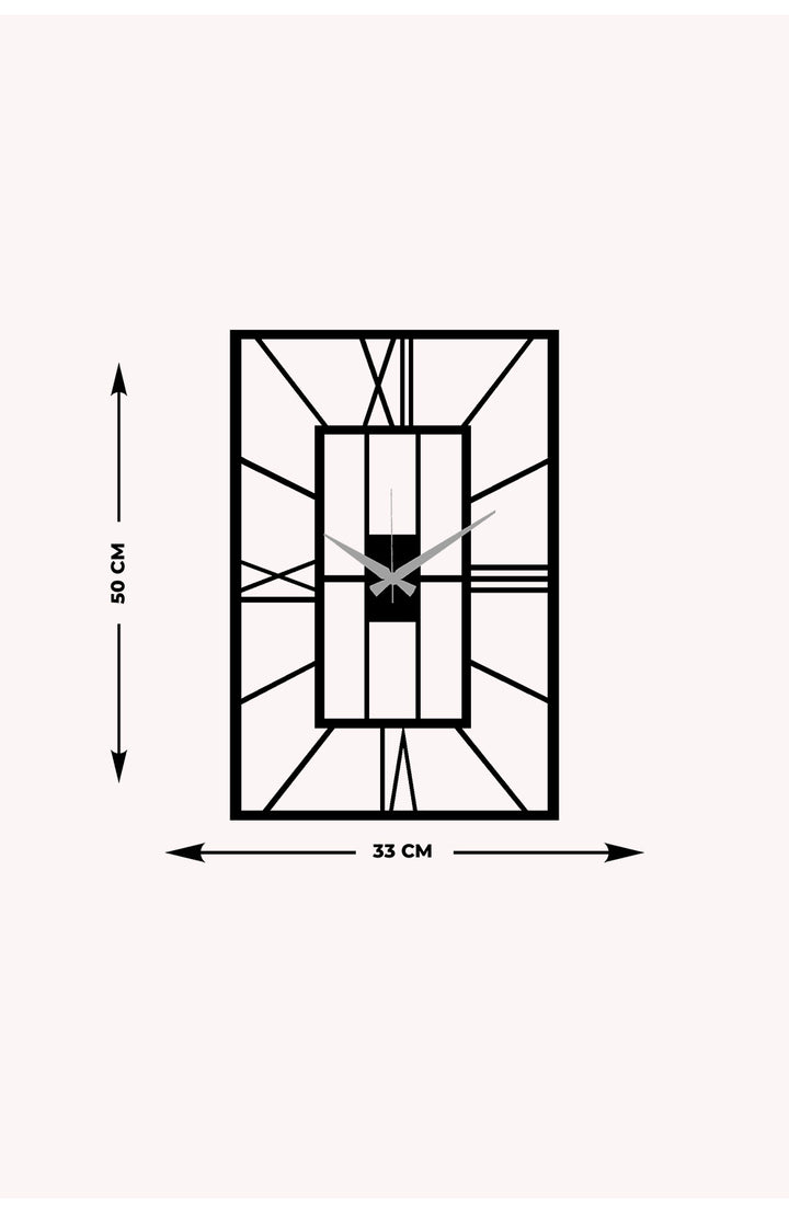 Modern Roma Metal Duvar Saati ARTCLOCK-169