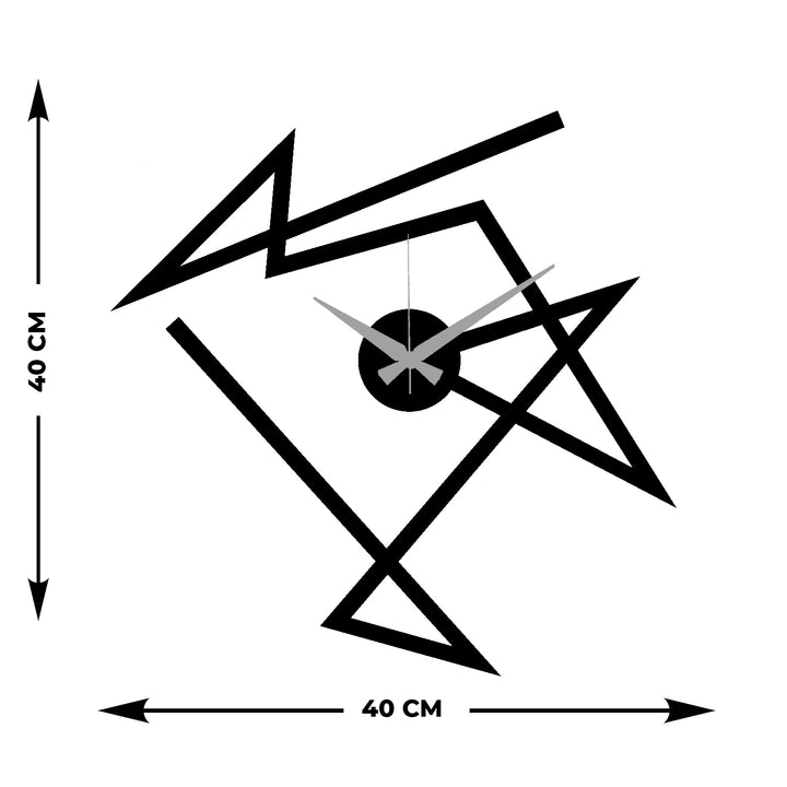 Modern Art Metal Duvar Saati ARTCLOCK-174