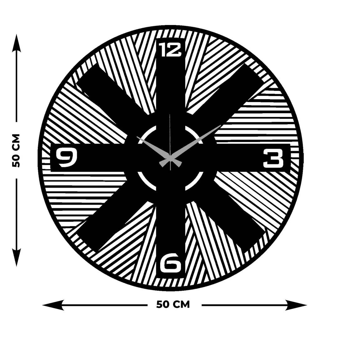 Artroya Serisi Metal Duvar Saati ARTCLOCK-184