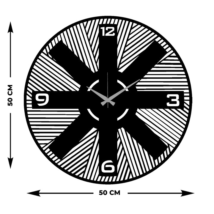 Artroya Serisi Metal Duvar Saati ARTCLOCK-184