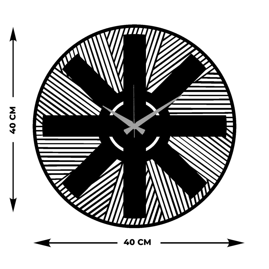 Artroya Serisi Metal Duvar Saati ARTCLOCK-185