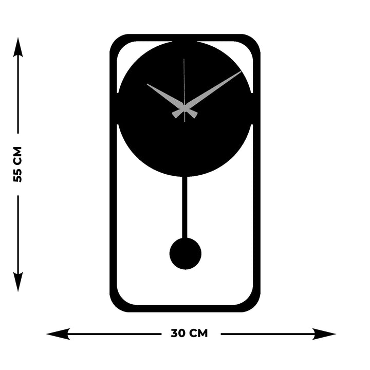 Retro Metal Duvar Saati ARTCLOCK-190