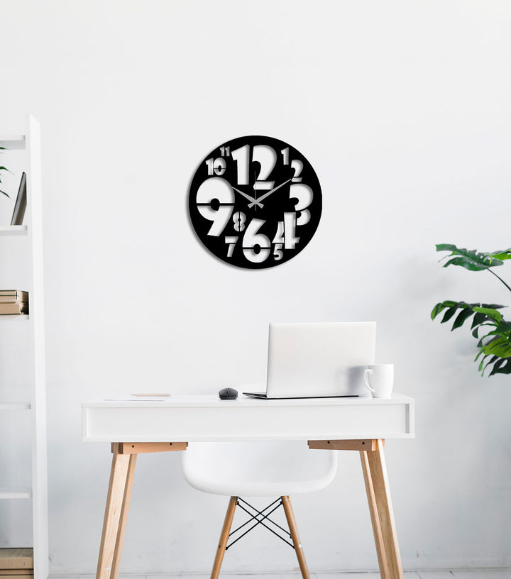 Modern Number Metal Duvar Saati ARTCLOCK-209