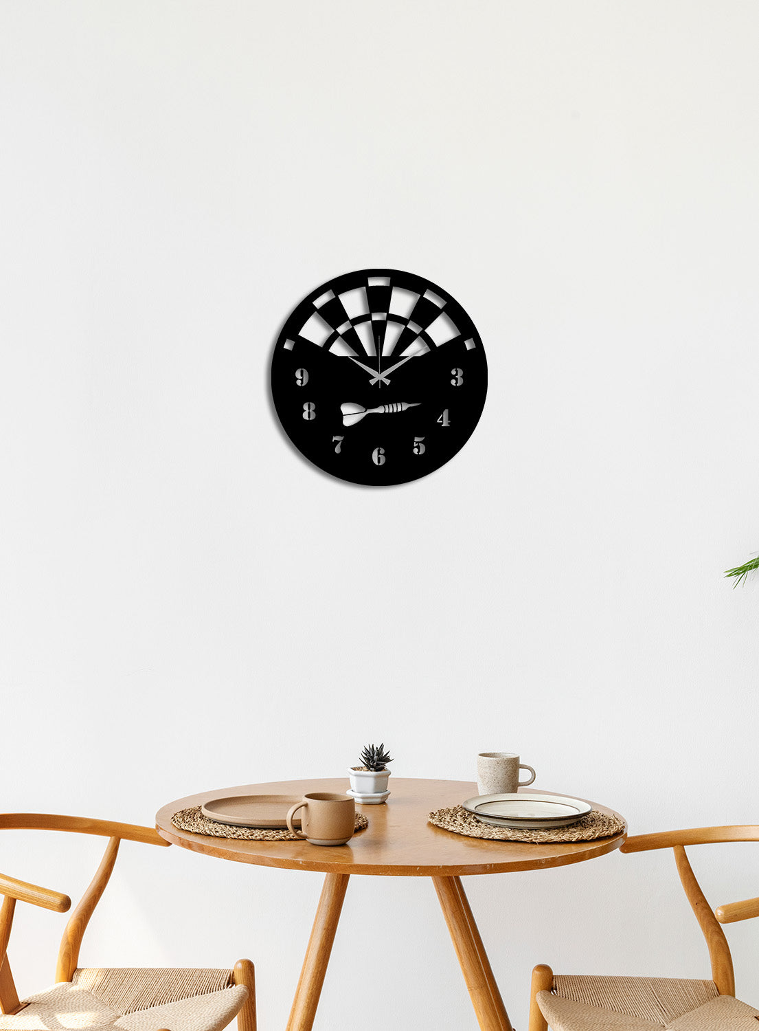 Dart Tasarımlı Metal Duvar Saati | Hedef Serisi