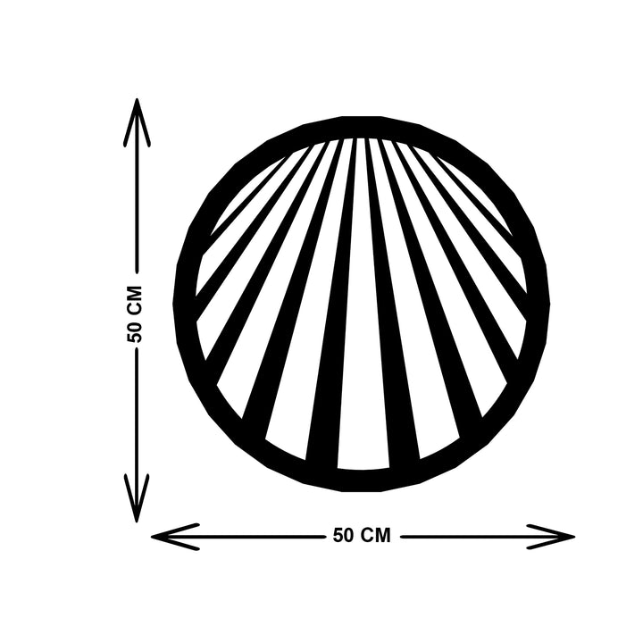 Perspective Lines Metal Duvar Tablosu