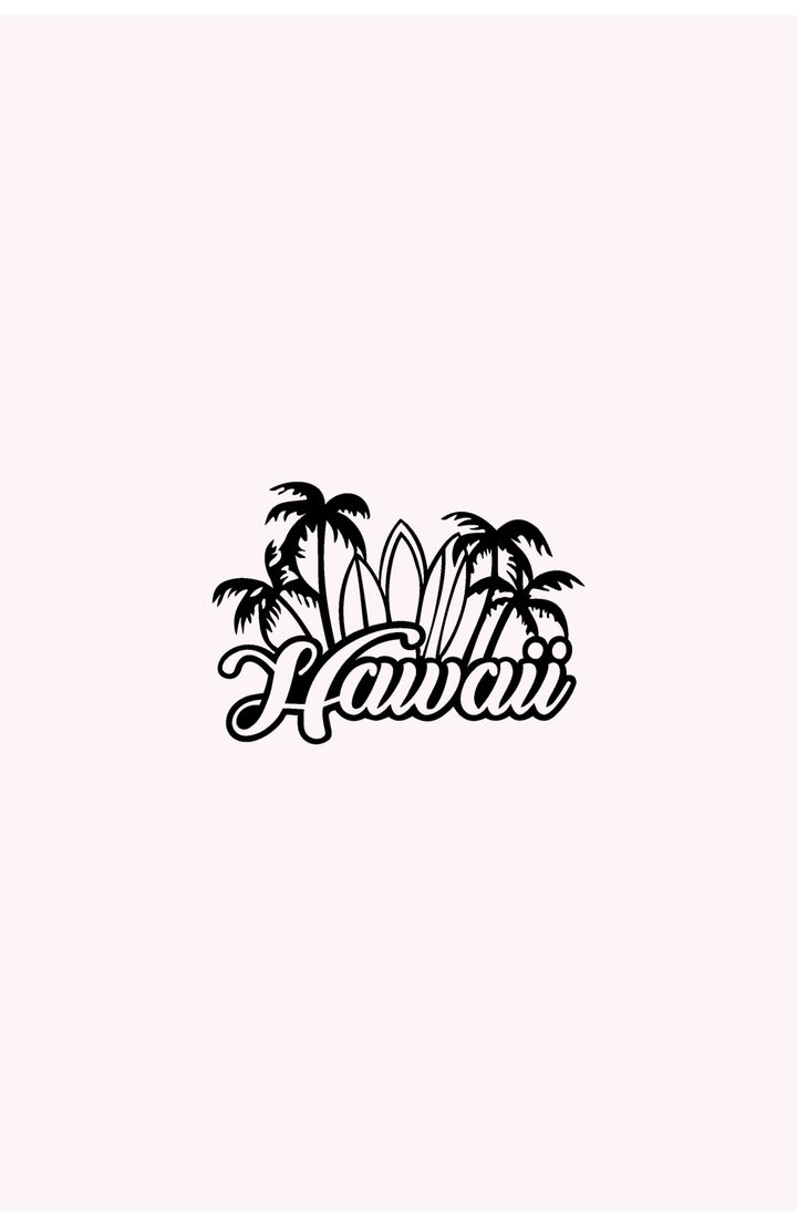 Hawaii Metal Duvar Tablosu