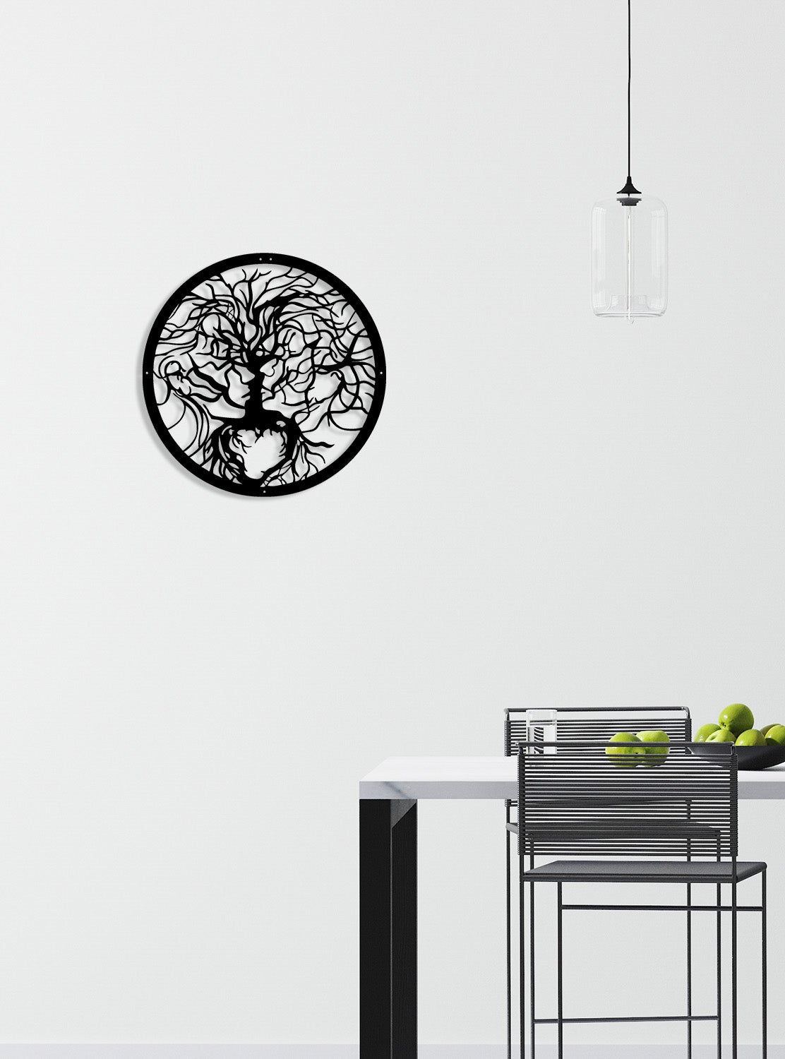 Saklı Yüzler Soyut Metal Tablo | Modern İnsan Serisi