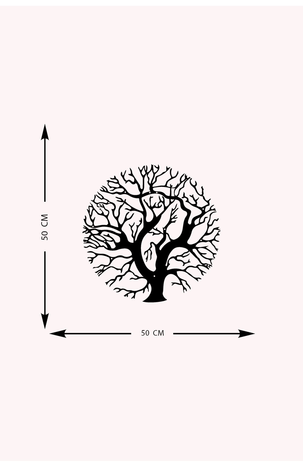 Modern Tree Metal Duvar Tablosu