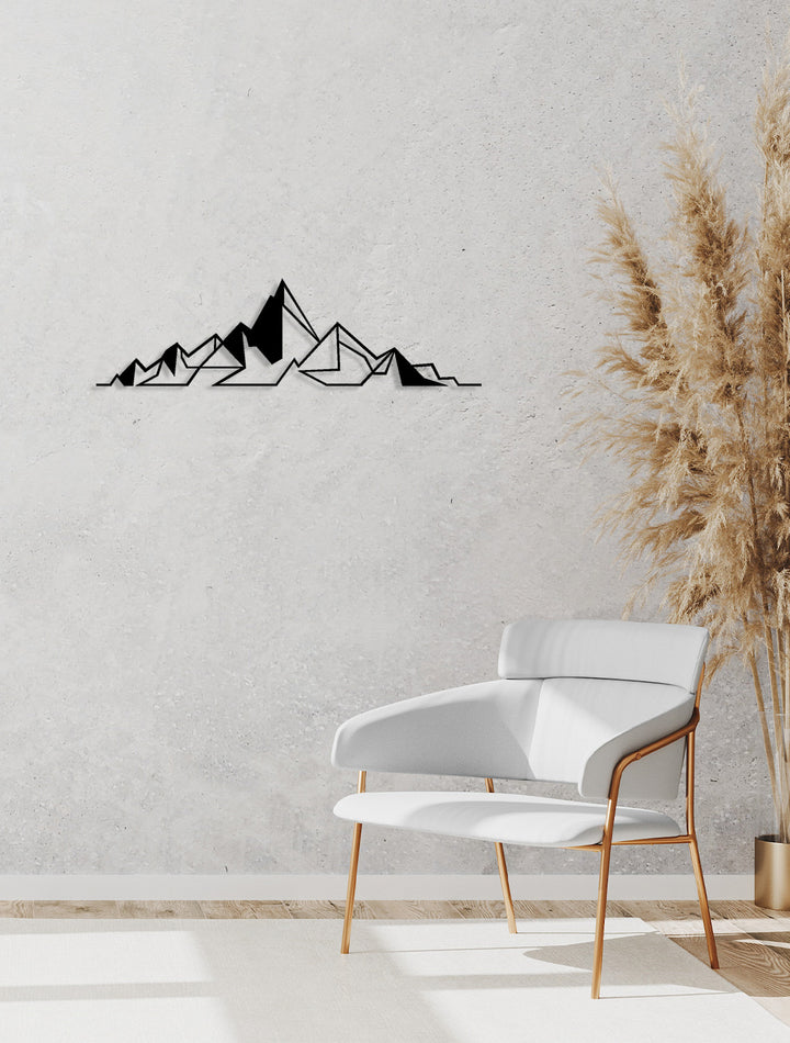 Geometric Mountain Duvar Tablosu