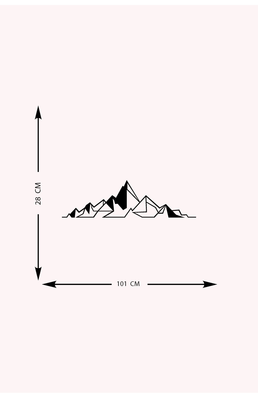 Geometric Mountain Duvar Tablosu