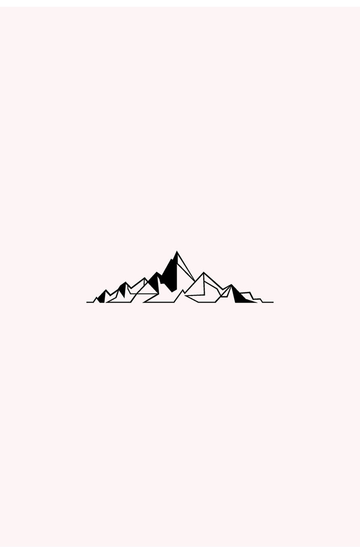 Geometric Mountain Duvar Tablosu