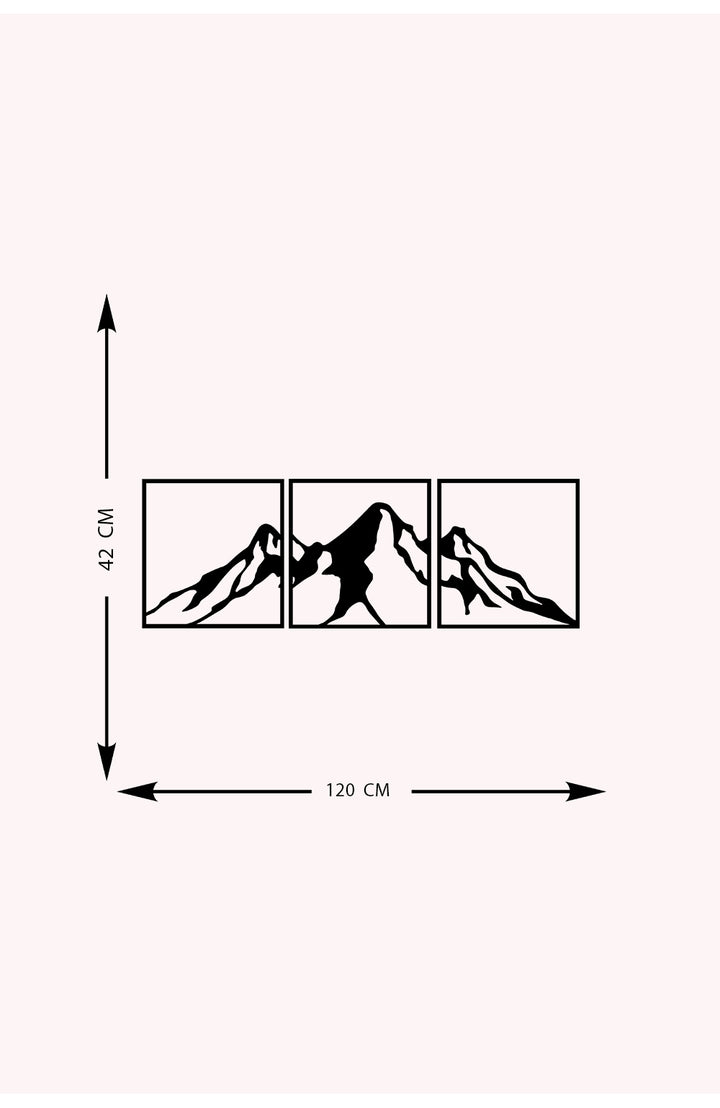 Modern Dağlar Duvar Tablosu