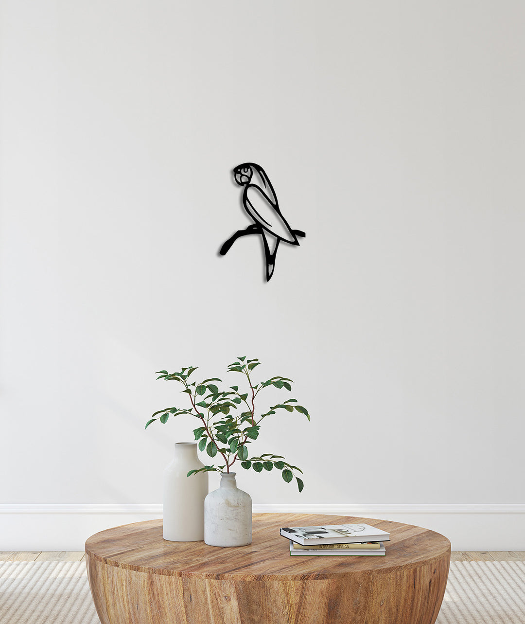 Parrot Icon Metal Duvar Tablosu