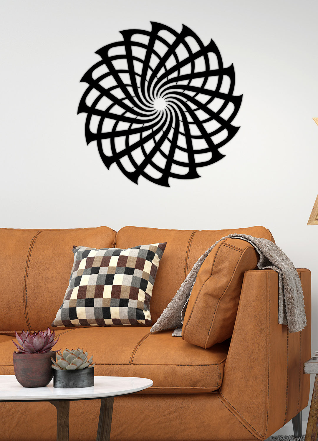 Abstractum Soyut Geometri Modern Metal Duvar Panosu