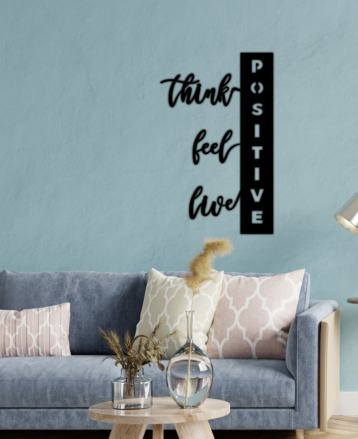 Açılı Positive Metal Duvar Sanatı Perspektifi