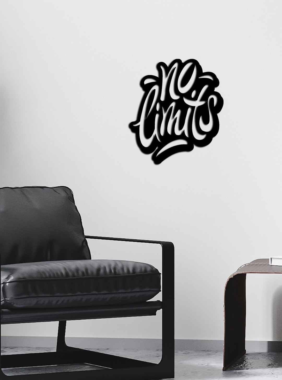 Aperio No Limits Modern Tipografik Metal Duvar Panosu