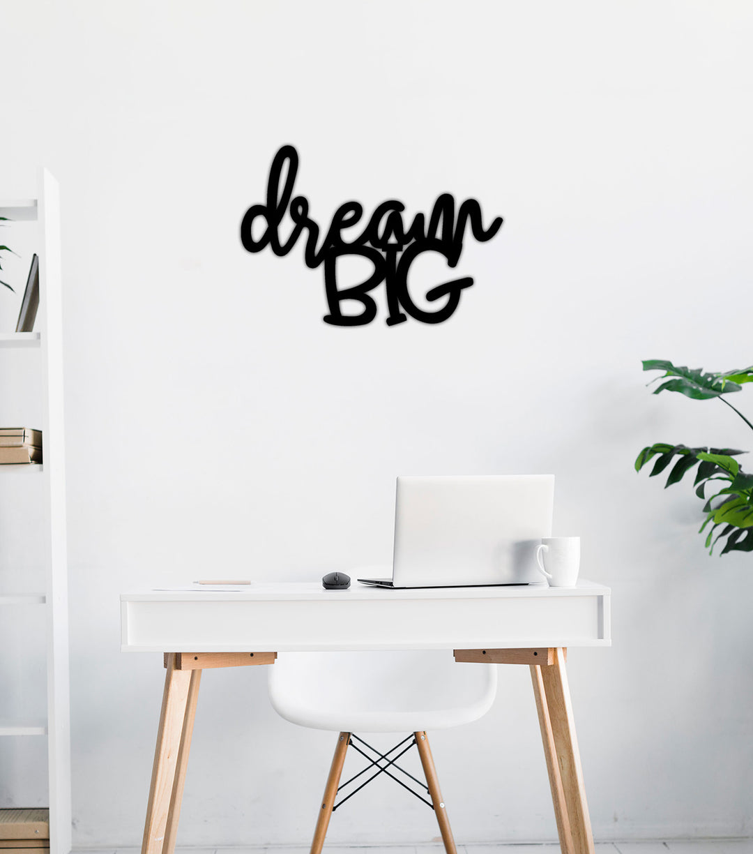 Astra Dream Big Modern Tipografik Metal Duvar Panosu