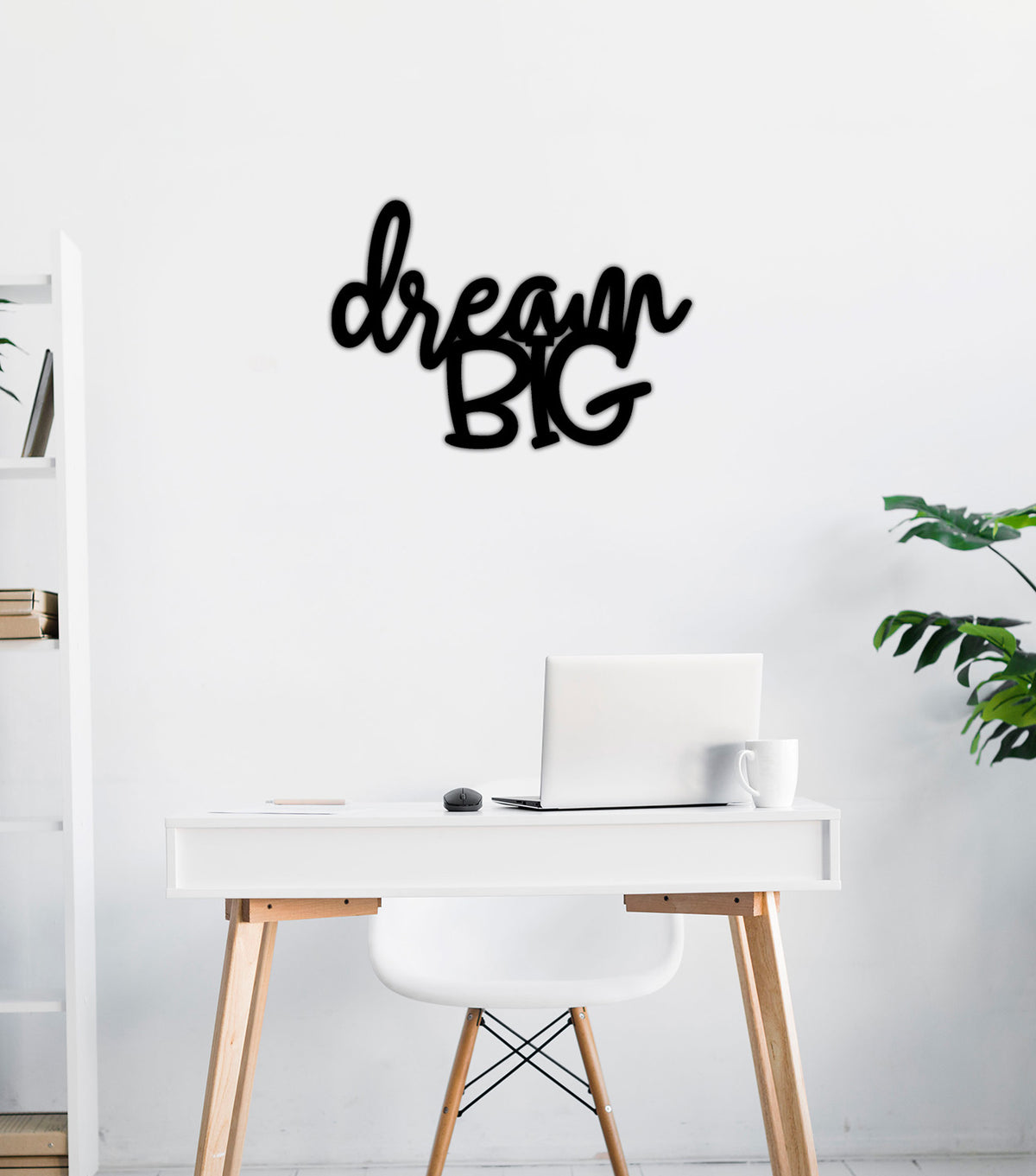 Astra Dream Big Modern Tipografik Metal Duvar Panosu