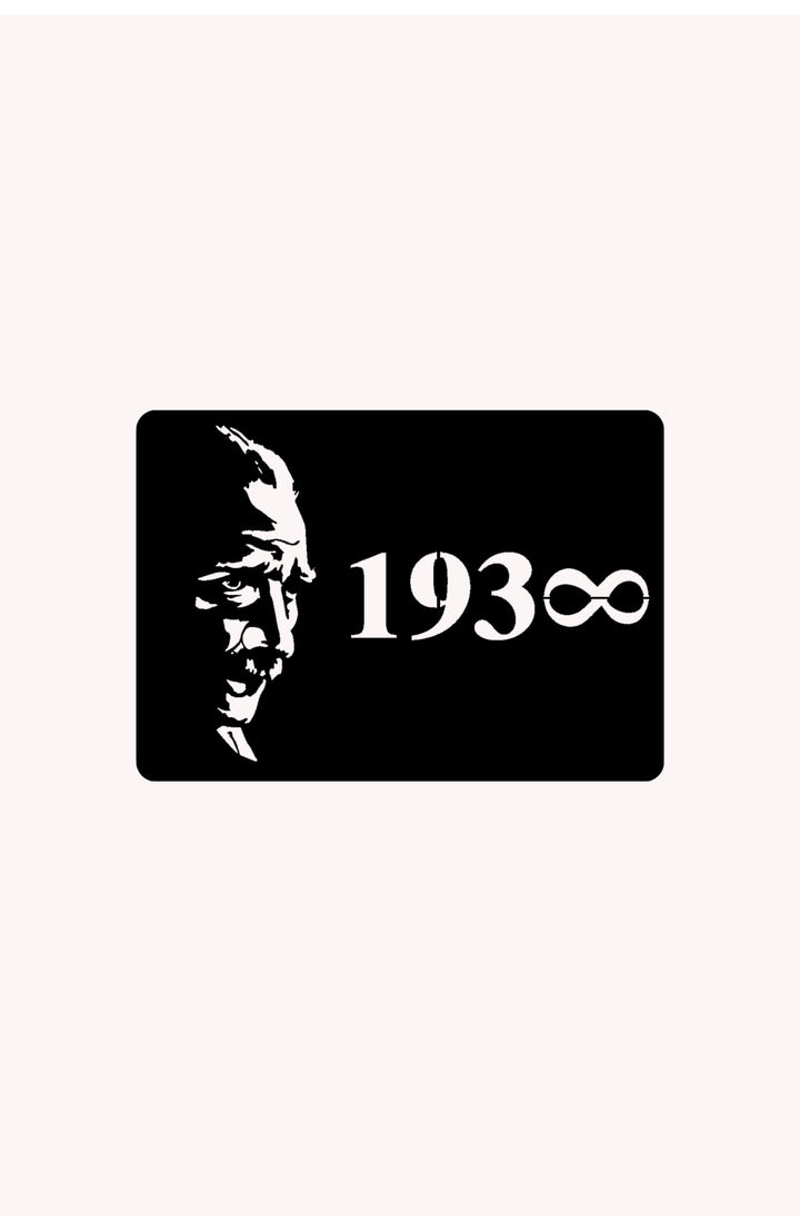 Tek çiviyle kolay kurulum - 1938 sonsuzluk Atatürk tablo montaj çözümü.