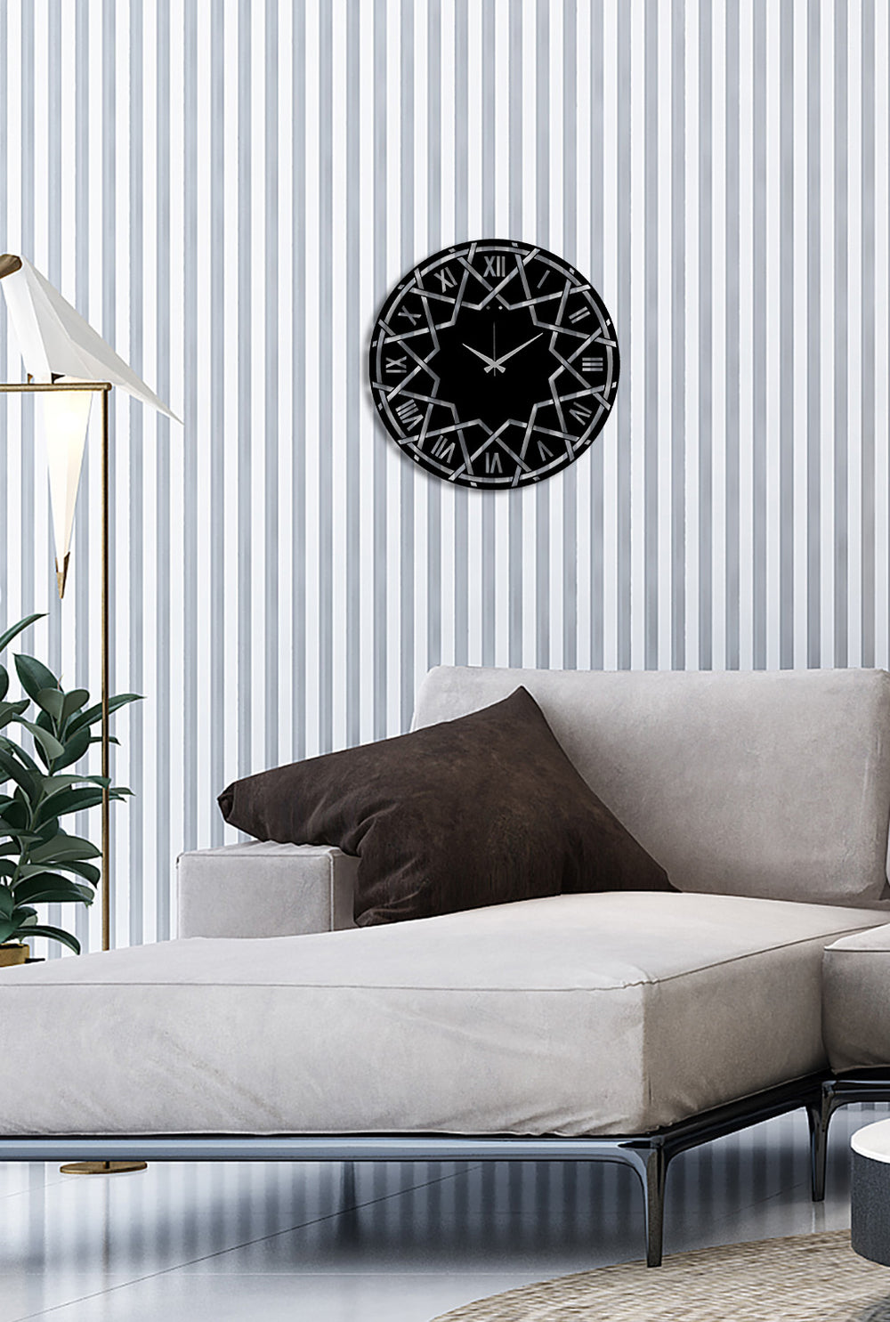 1.5mm Çelik Üzerine Mat Siyah Elektrostatik Toz Boya Lazer Kesim Detayı