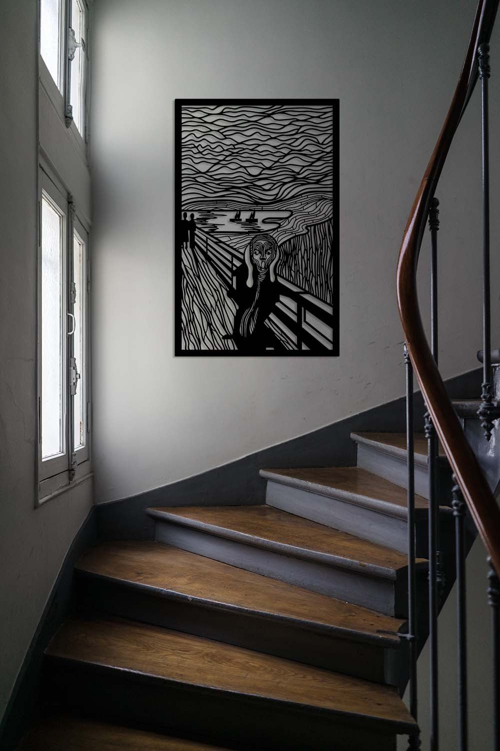 Çığlık Edvard Munch Modern Sanat Metal Duvar Tablosu - İkonik Ekspresyonizm Koleksiyonu - Artroya