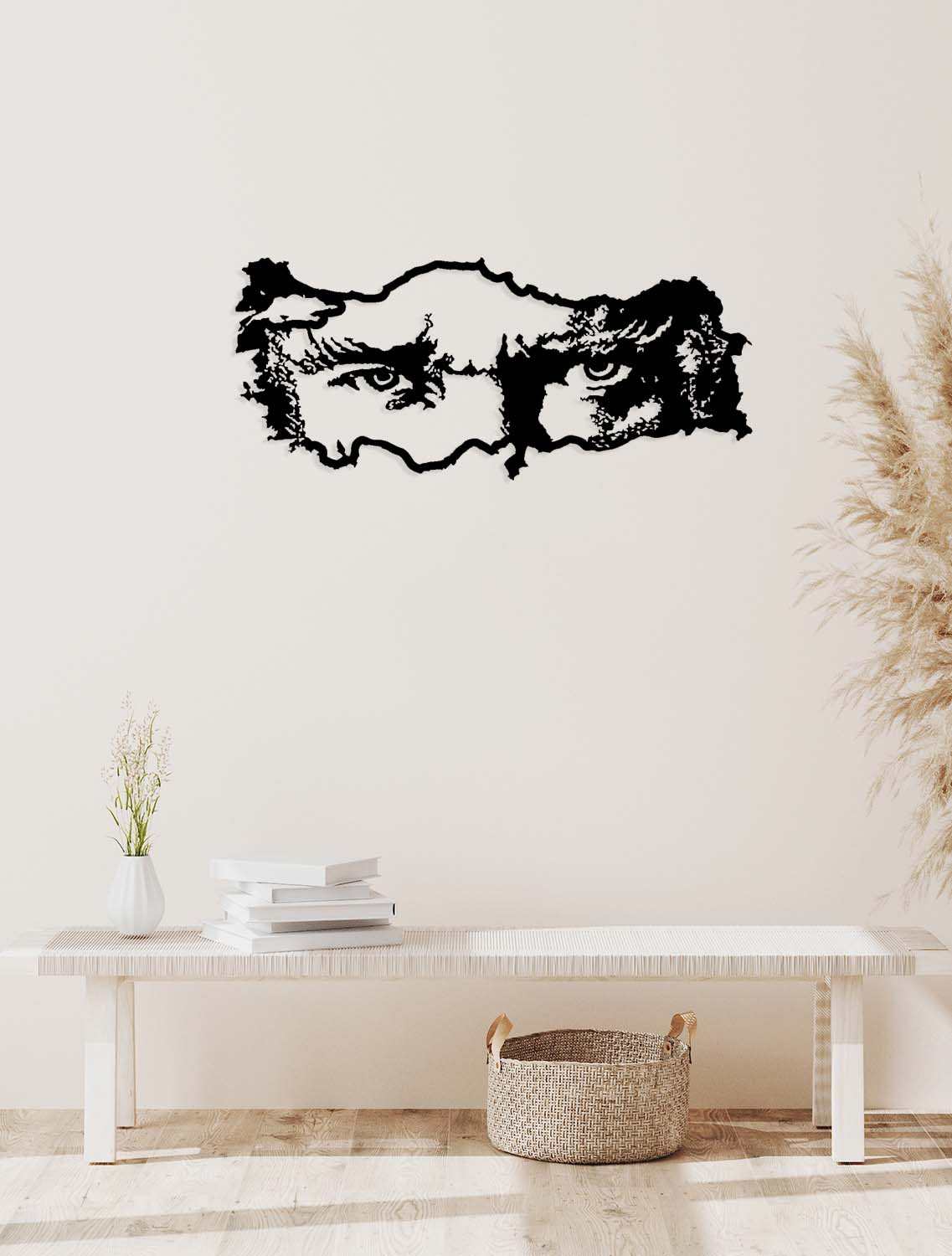 Prestijli ofis duvarları için Cumhuriyet metal duvar sanatı - Stil rehberi ve uygulama örneği.