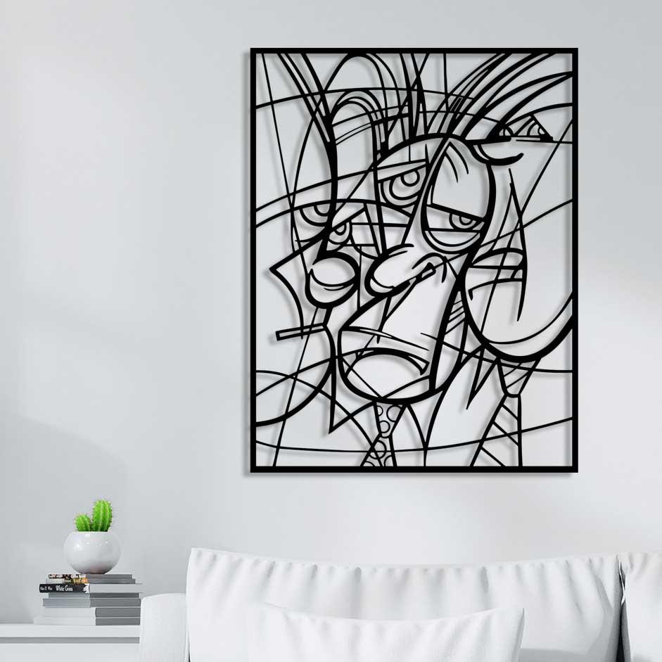 Kaosun Dansı Soyut Metal Duvar Tablosu - Modern Sanat Koleksiyonu - Artroya