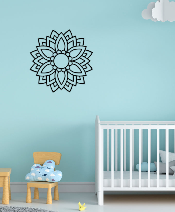 Lazer Kesim Art Deco Mandala Duvar Sanatı Hassas İşçilik Detayı