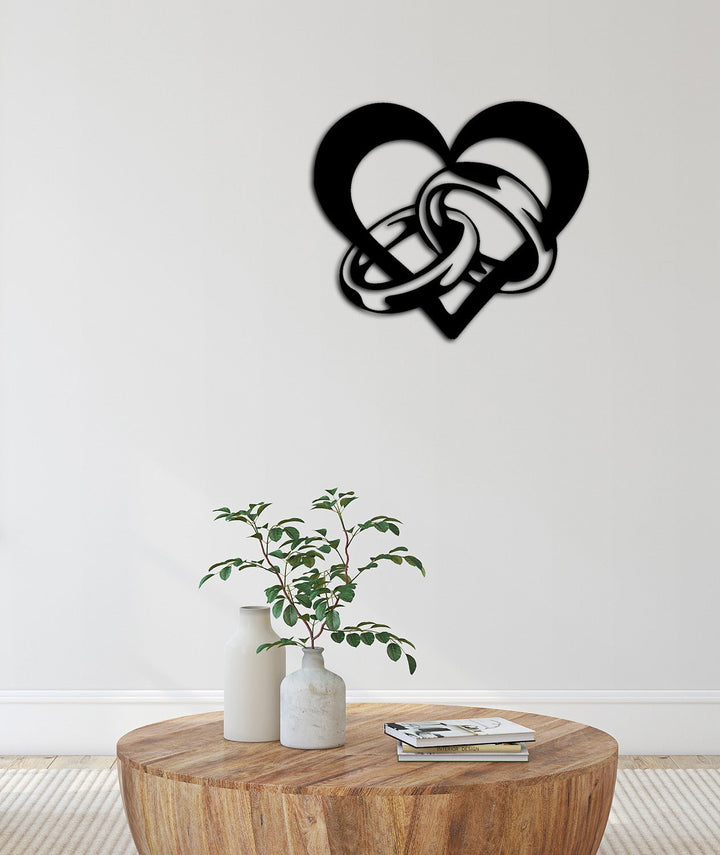 Lazer Kesim Dairesel Kalp Formu ve Kesintisiz Hat İşçiliği