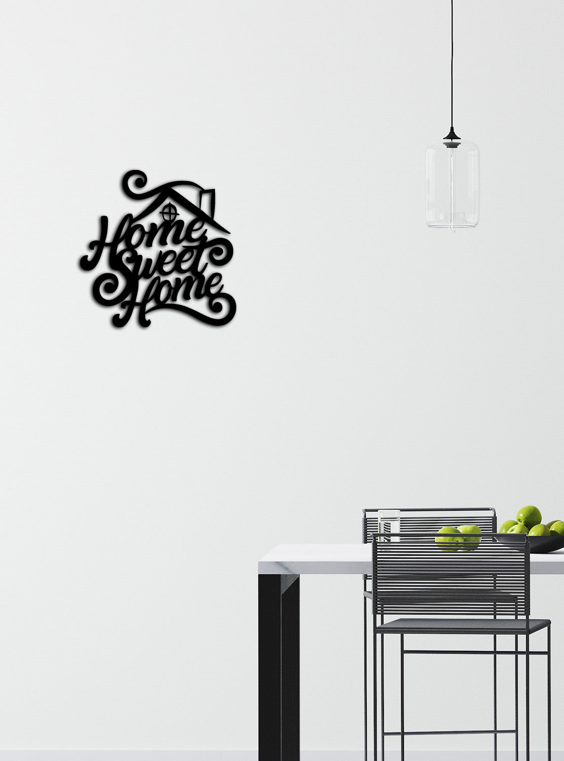 Lazer Kesim El Yazısı Tipografi ve Metal Pano İşçilik Detayı