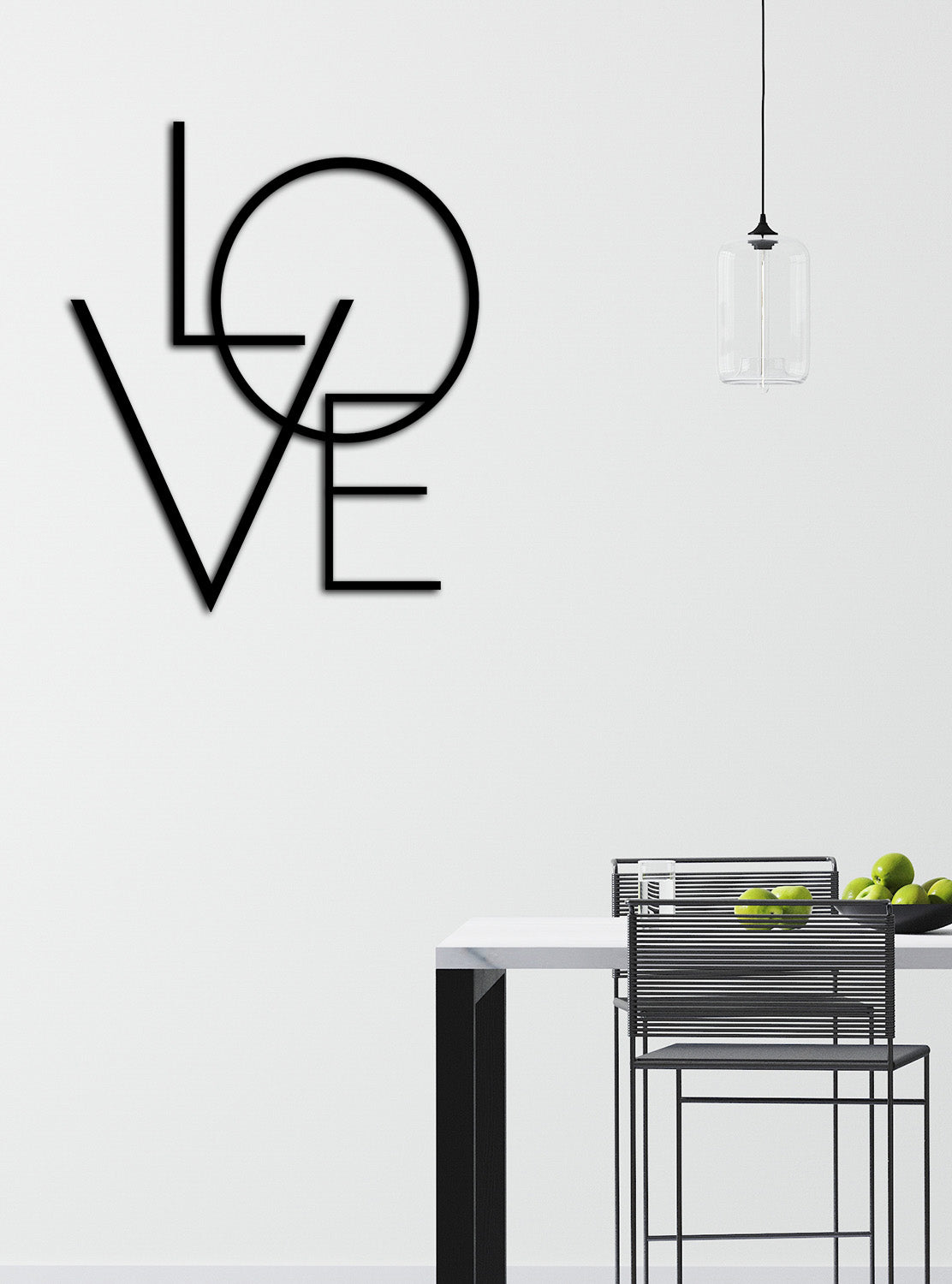 Lazer Kesim LO ve VE Tipografik Blok İşçilik Detayı