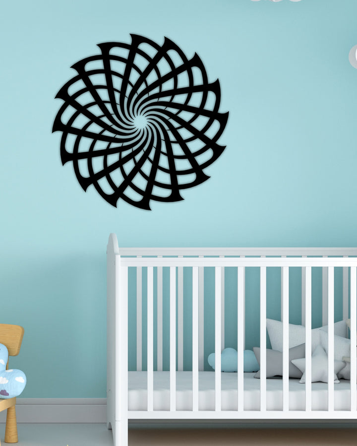 Lazer Kesim Modern Soyut Duvar Sanatı Hassas İşçilik Detayı