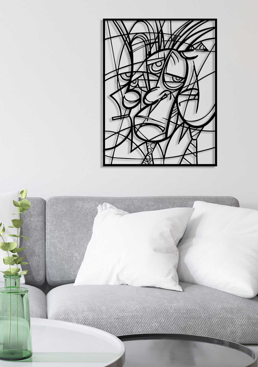 Kaosun Dansı Soyut Metal Duvar Tablosu - Modern Sanat Koleksiyonu - Artroya