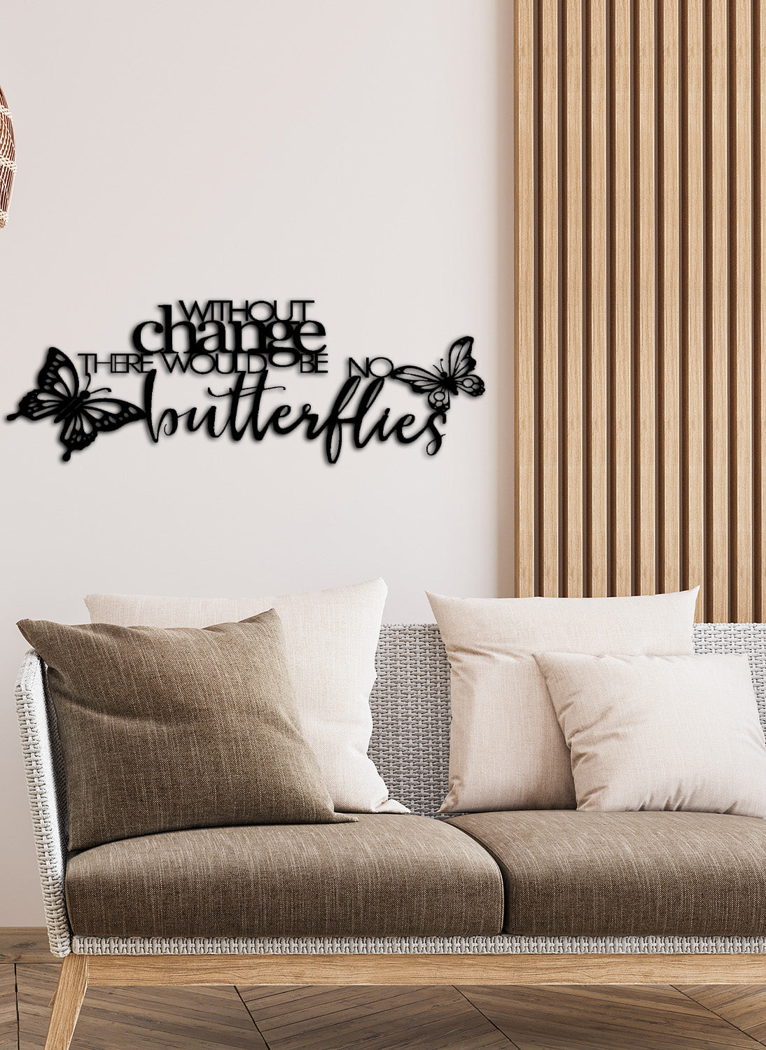 Mariposa Nexus Bütünleşik Kelebek Akışı Modern Metal Duvar Panosu