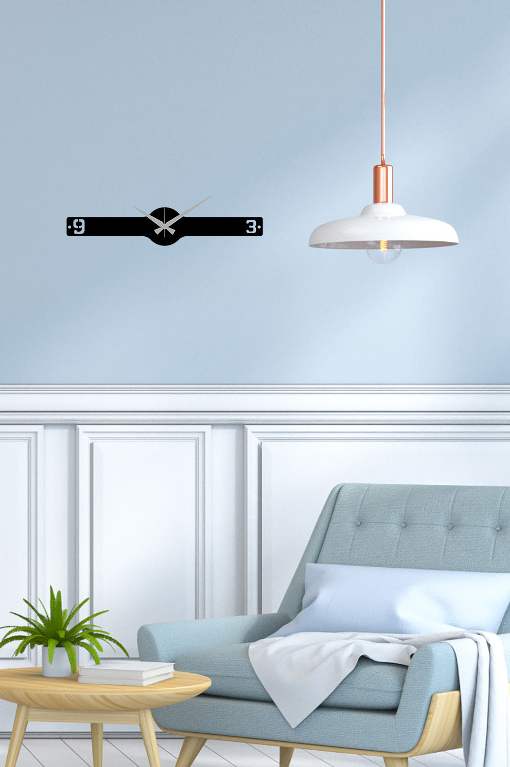 Quantum Sphere Mat Siyah Metal Duvar Saati - Modern Tasarım