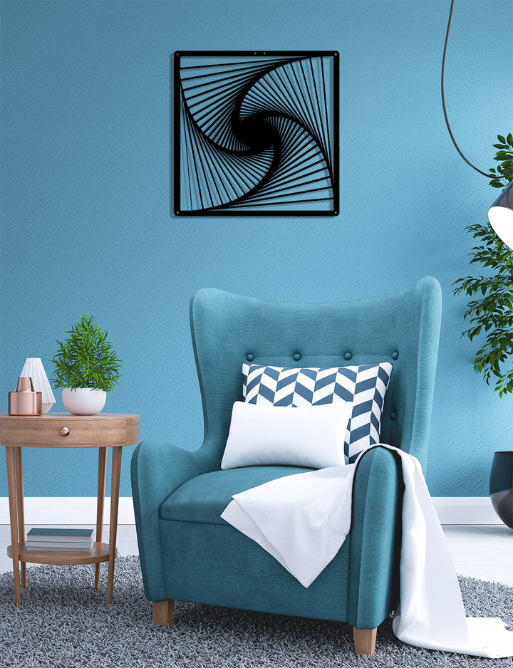 Mimari Tekstüre Boya Akışkan Kavisli Metal Tablo Dokusu