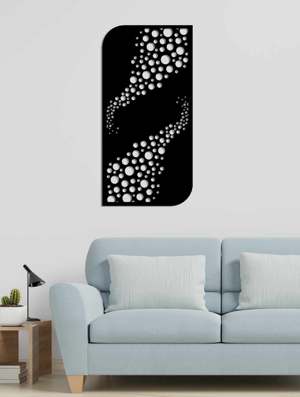 Mimari Tekstüre Boya Daireli Metal Tablo Yüzey Dokusu