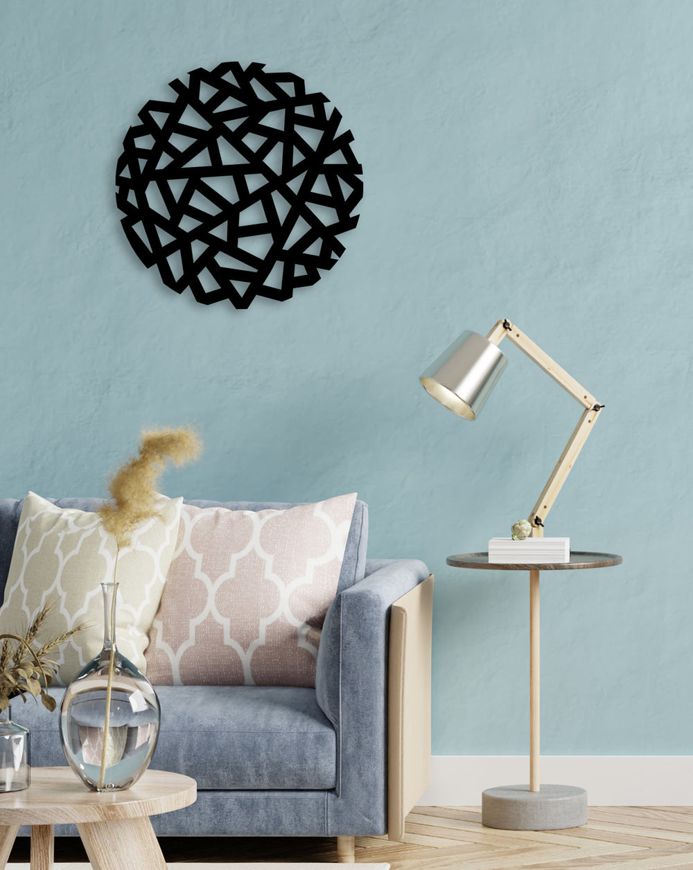 Mimari Tekstüre Boya Fraktal Metal Tablo Yüzey Dokusu