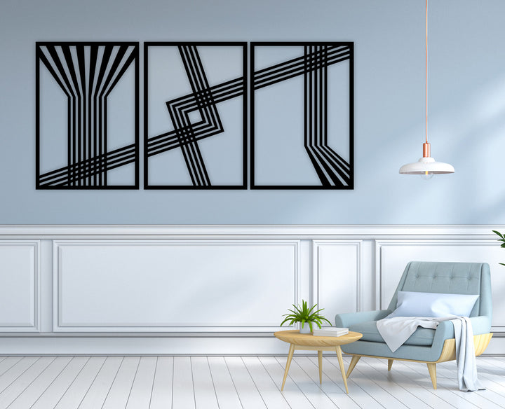 Mimari Tekstüre Boya Geometrik Çizgili Pano Yüzey Dokusu