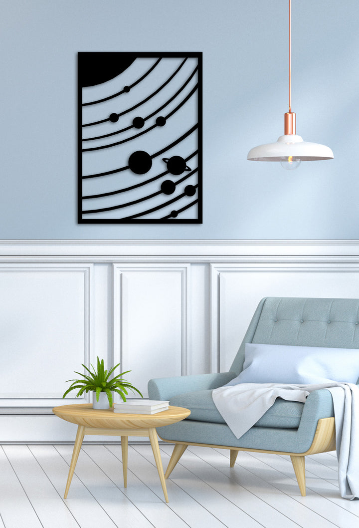 Mimari Tekstüre Boya Gezegenler Metal Tablo Yüzey Dokusu